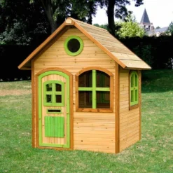 Axi Maisonnette Pour Enfant En Bois De Hemlock Julia -Jardelix Soldes Magasin maison enfant bois julia 4