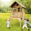 Axi Maisonnette Pour Enfant En Bois De Hemlock Laura -Jardelix Soldes Magasin maison enfant bois laura
