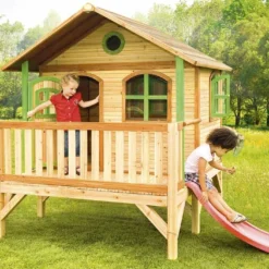 Axi Maisonnette Pour Enfant En Bois De Hemlock Stef