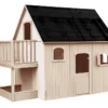 Cabane Maison Enfant En Bois Brut Avec Etage Mezzanine Duplex 1 Cabane Maison Enfant En Bois Brut Avec Etage Mezzanine Duplex -Jardelix Soldes Magasin maison enfant cabane bois duplex etage mezzanine 300cm 1