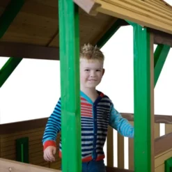 Axi Maisonnette Pour Enfant En Bois De Hemlock Forest -Jardelix Soldes Magasin maison enfant cabane bois forest 3