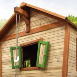 Axi Maisonnette Pour Enfant En Bois De Hemlock Emma -Jardelix Soldes Magasin maison enfant emma 3