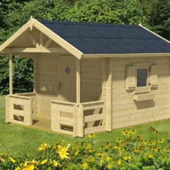 Maison Pour Enfant En Bois D’Épicéa Brut Lido 4 M²