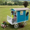 Maison Roulotte Bois Pour Enfant Carry -Jardelix Soldes Magasin maison roulotte pour enfant bois 2