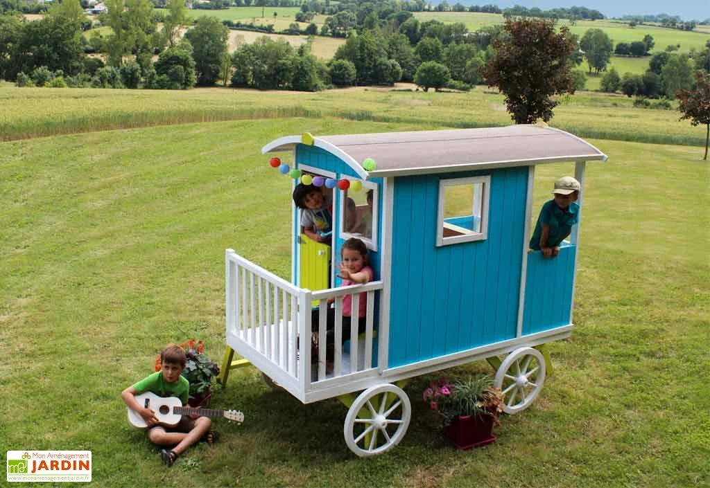 Maison Roulotte Bois Pour Enfant Carry 3 Maison Roulotte Bois Pour Enfant Carry