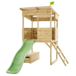 Cabane En Bois Pour Enfant Avec Toboggan – TP Treetops
