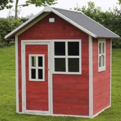 EXIT TOYS Maisonnette Pour Enfant En Bois De Cèdre Loft 100 (3 Coloris) -Jardelix Soldes Magasin maisonnette enfant bois cedre loft 100 3 coloris 6
