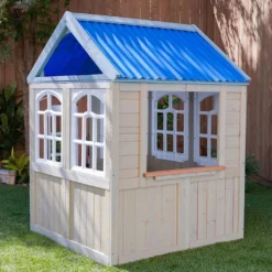KidKraft Maisonnette En Bois Pour Enfant Cèdre Traité 111 X 121 Cm – Cooper -Jardelix Soldes Magasin maisonnette enfant bois cedre traite 3