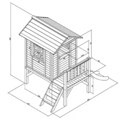 Axi Maisonnette Pour Enfant En Bois De Hemlock Lodge XL 13 Axi Maisonnette Pour Enfant En Bois De Hemlock Lodge XL -Jardelix Soldes Magasin maisonnette enfant bois hemlock lodge xl 4