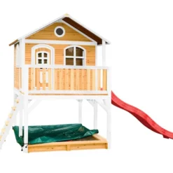 Axi Maisonnette Pour Enfant En Bois De Hemlock Marc -Jardelix Soldes Magasin maisonnette enfant bois hemlock marc 2