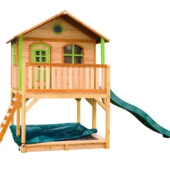 Axi Maisonnette Pour Enfant En Bois De Hemlock Marc