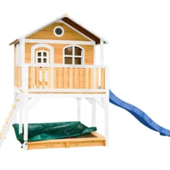 Axi Maisonnette Pour Enfant En Bois De Hemlock Marc -Jardelix Soldes Magasin maisonnette enfant bois hemlock marc 3