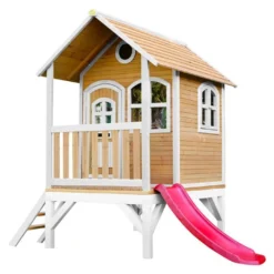 Axi Maisonnette Pour Enfant En Bois De Hemlock Tom -Jardelix Soldes Magasin maisonnette enfant bois hemlock tom 1