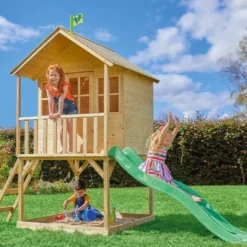 Cabane Pour Enfant En Bois Avec Toboggan – TP Hill Top Tower