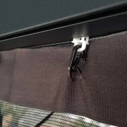 Moustiquaires En Polyester Pour Pergola Dallas Palram – Lot De 4 -Jardelix Soldes Magasin moustiquaires pergola dallas palram 2