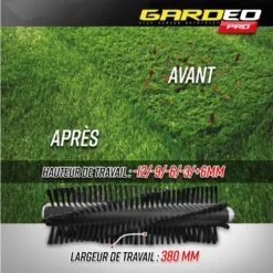 Balayeuse électrique Sans Fil Pour Gazon Synthétique 2 X 20 V 11 Balayeuse électrique Sans Fil Pour Gazon Synthétique 2 X 20 V -Jardelix Soldes Magasin nettoyage gazon synthetique balayeuse