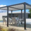 Pergola Bioclimatique Autoportée En Aluminium 3 X 4 M - Newport