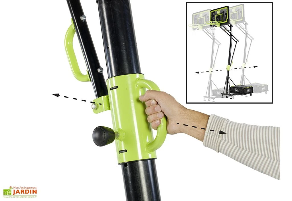 EXIT TOYS Panier De Basket Mobile Avec Roulettes Et Anneau Inclinable Galaxy 5 EXIT TOYS Panier De Basket Mobile Avec Roulettes Et Anneau Inclinable Galaxy – Image 3