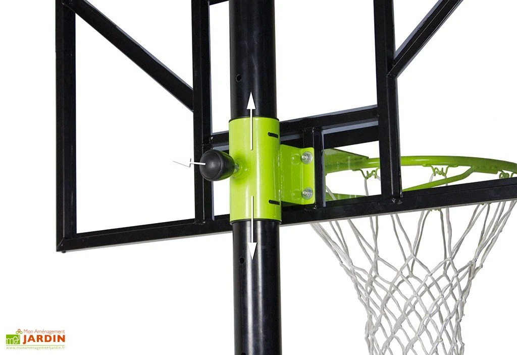 EXIT TOYS Panier De Basket Ajustable (2,30 à 3,05 M) Comet 7 EXIT TOYS Panier De Basket Ajustable (2,30 à 3,05 M) Comet – Image 5