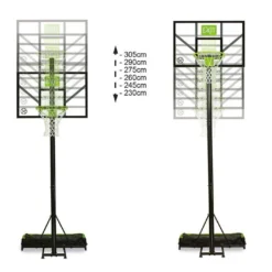 EXIT TOYS Panier De Basket Ajustable (2,30 à 3,05 M) Comet 10 EXIT TOYS Panier De Basket Ajustable (2,30 à 3,05 M) Comet -Jardelix Soldes Magasin panier basket reglable polycarbonate 3