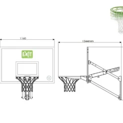 EXIT TOYS Panier De Basket Mural Réglable En Hauteur Galaxy Spécial Dunk -Jardelix Soldes Magasin panier de basket mural dunk 5