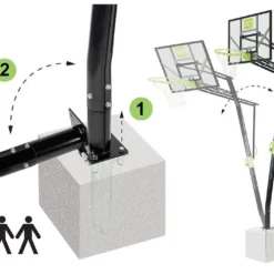 EXIT TOYS Panier De Basket Sur Pied Galaxy Spécial Dunk -Jardelix Soldes Magasin panier de basket sur pied dunk 4