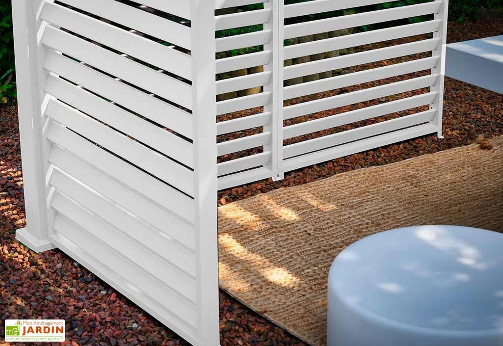 Panneau Brise-vue En Aluminium Pour Pergola Ombréa 1,3 M 4 Panneau Brise-vue En Aluminium Pour Pergola Ombréa 1,3 M – Image 2