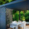 Panneau Latéral Brise-vue En Aluminium Pour Pergola Ombréa 1,2 M -Jardelix Soldes Magasin panneau brise vue jardin