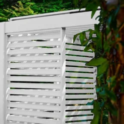 Panneau Latéral Brise-vue En Aluminium Pour Pergola Ombréa 1,2 M -Jardelix Soldes Magasin panneau brise vue jardin angle bl