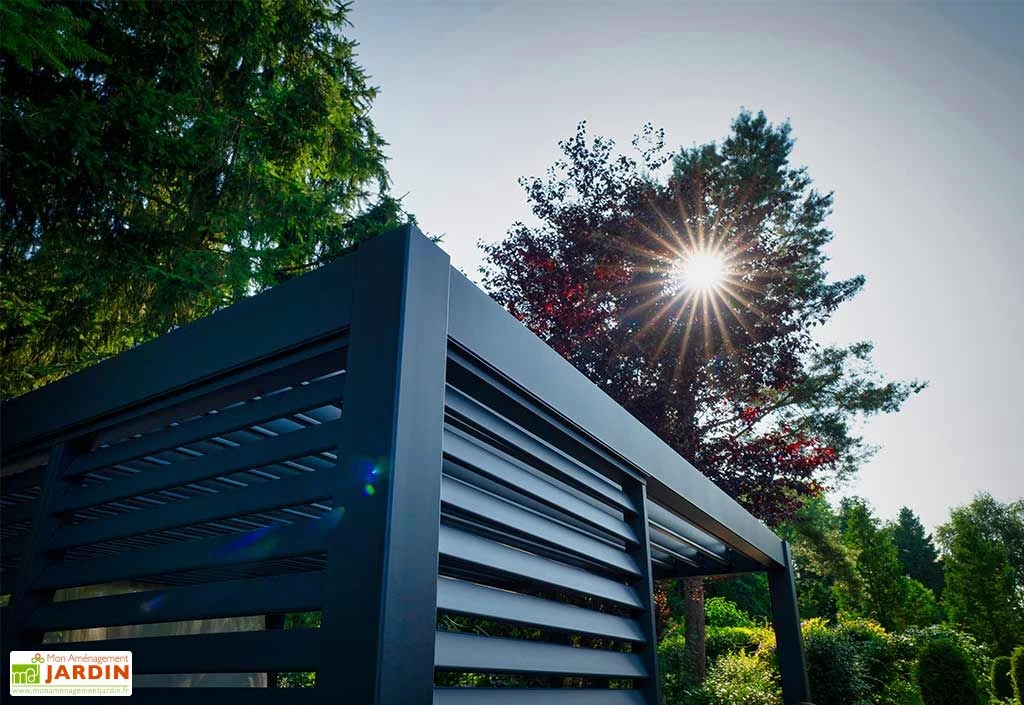 Panneau Brise-vue En Aluminium Pour Pergola Ombréa 1,3 M 8 Panneau Brise-vue En Aluminium Pour Pergola Ombréa 1,3 M – Image 6