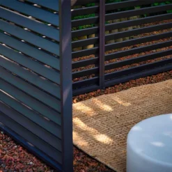 Panneau Latéral Brise-vue En Aluminium Pour Pergola Ombréa 1,2 M -Jardelix Soldes Magasin panneau brise vue jardin bas angle