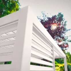 Panneau Brise-vue En Aluminium Pour Pergola Ombréa 1,3 M 11 Panneau Brise-vue En Aluminium Pour Pergola Ombréa 1,3 M -Jardelix Soldes Magasin panneau jardin angle 1