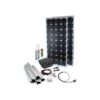 Panneaux Solaires Monocristallins 200W 12V - Base Camp Three -Jardelix Soldes Magasin panneau solaire 200w transportable caravane 12v batterie 20a