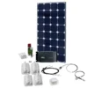 Panneau Solaire Monocristallin Portable 200W 12V - Solar Peak One 5.0 -Jardelix Soldes Magasin panneau solaire voyage kit caravane solar peak one