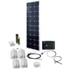 Panneau Solaire De Voyage 100W 12V Kit Solar Peak Six 1.0 -Jardelix Soldes Magasin panneau solaire voyage kit caravane solar peak six