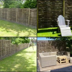 Panneau En Noisetier Tressé Greenwood 1 (150 X 180cm) 6 Panneau En Noisetier Tressé Greenwood 1 (150 X 180cm) -Jardelix Soldes Magasin panneaux noisetier tresses greenwood