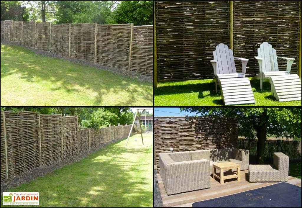 Panneaux En Noisetier Tressé Greenwood 8 (180 X 180cm) 3 Panneaux En Noisetier Tressé Greenwood 8 (180 X 180cm)