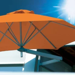 Parasol Mural Rond 270 Cm + Bras Néo - Wallflex Toile Sunbrella -Jardelix Soldes Magasin paraflexmural1 54