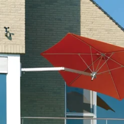 Parasol Mural Rond 270 Cm + Bras Néo - Wallflex Toile Solidum -Jardelix Soldes Magasin paraflexmural2 11