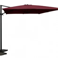Parasol Déporté Carré En Aluminium Et Polyester 3,2 X 3,2 M