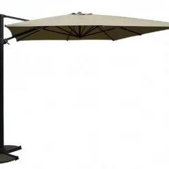 Parasol Déporté Carré En Aluminium Et Polyester 3,2 X 3,2 M 9 Parasol Déporté Carré En Aluminium Et Polyester 3,2 X 3,2 M -Jardelix Soldes Magasin parasol deporte aluminium polyester beausoleil deauville 32x32m 3