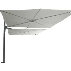 Parasol Déporté 250 Cm - Spectra Duo Toile Solidum -Jardelix Soldes Magasin parasol deporte spectra duo 250cm solidum 1