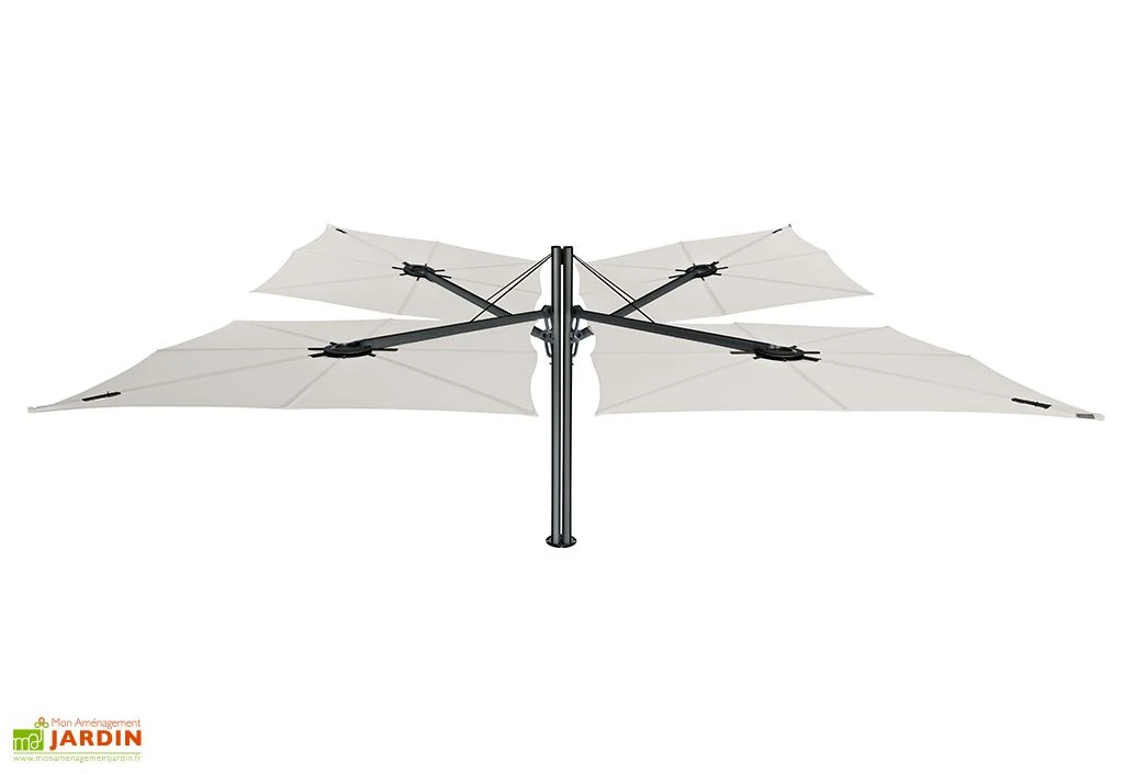 Parasol Déporté 250 Cm - Spectra Multi Toile Solidum 3 Parasol Déporté 250 Cm - Spectra Multi Toile Solidum