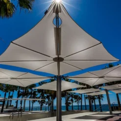 Parasol Déporté 250 Cm - Spectra Multi Toile Solidum 12 Parasol Déporté 250 Cm - Spectra Multi Toile Solidum -Jardelix Soldes Magasin parasol deporte spectra multi 250cm umbrosa
