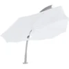Parasol En Aluminium Aspect Feuille - Icarus Toile Solidum -Jardelix Soldes Magasin parasol design icarus umbrosa solidum 1