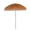 Parasol Droit En Acier Imitation Bois Manila ⌀ 200 Cm -Jardelix Soldes Magasin parasol droit acier imitation bois manila