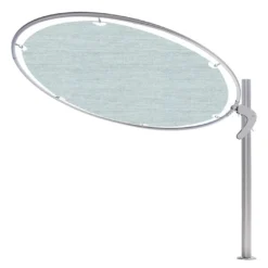 Parasol Rond Rotatif 360° 300 Cm - Eclipsum Toile Sunbrella
