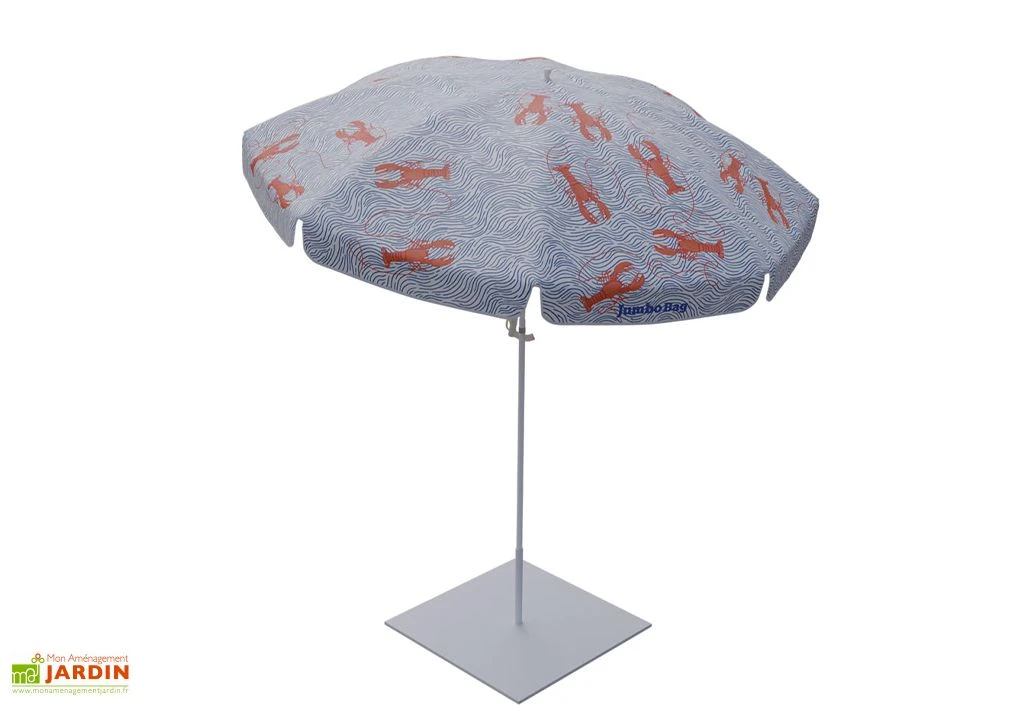 Parasol Rond En Tissu Et Métal ø 167 Cm – Lobster 3 Parasol Rond En Tissu Et Métal ø 167 Cm – Lobster