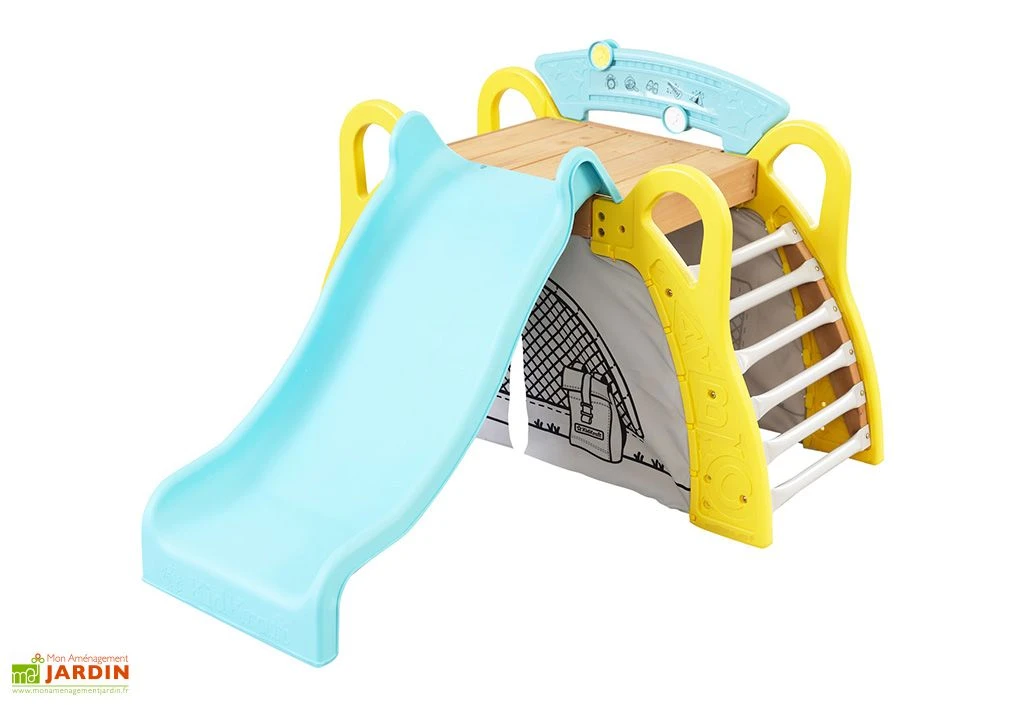 KidKraft Aire De Jeux Avec Plateforme En Bois Et Toboggan 4 KidKraft Aire De Jeux Avec Plateforme En Bois Et Toboggan – Image 2