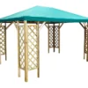 Pavillon De Jardin En Bois Traité Autoclave - Napoli -Jardelix Soldes Magasin pavillon jardin jagram bois napoli